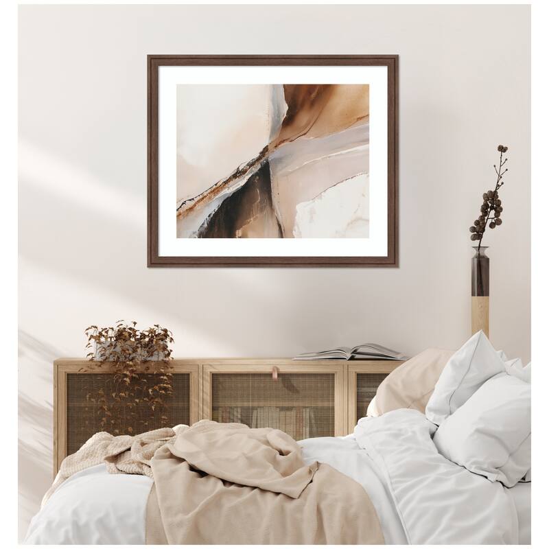 Kate and Laurel Element II by Amy Lighthall Framed Wall Art Print