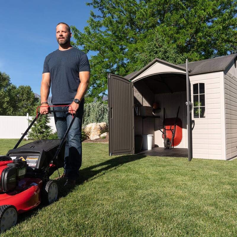 The Lifetime 10 ft. x 8 ft. Outdoor Storage Shed