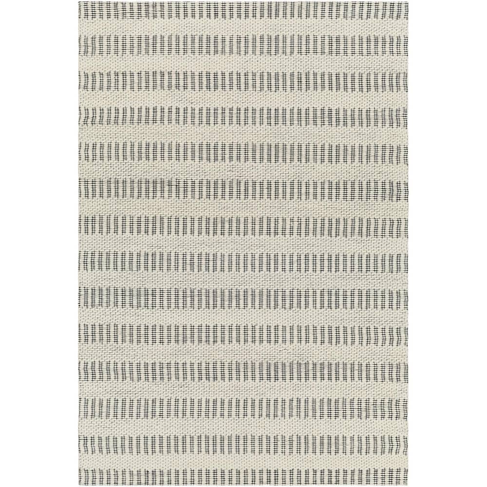 Livabliss Nevada Handmade Farmhouse Stripe Wool Blend Area Rug