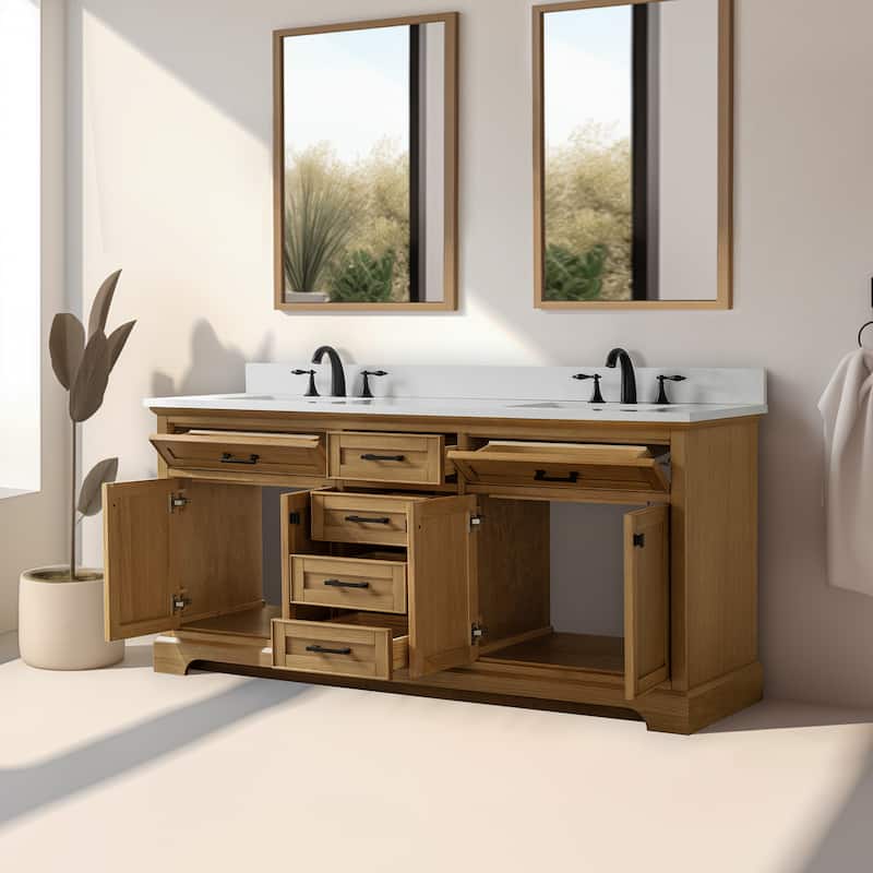 Milano 72" Double Sink Vanity