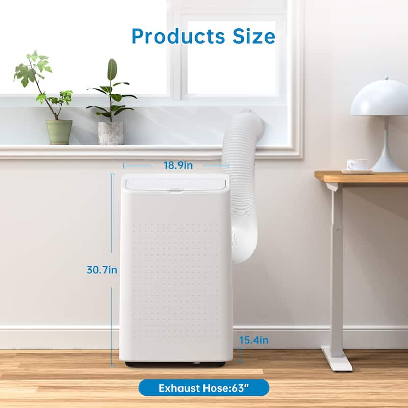 15,000 BTU Portable Air Conditioner, Cools up to 800 Sq.ft