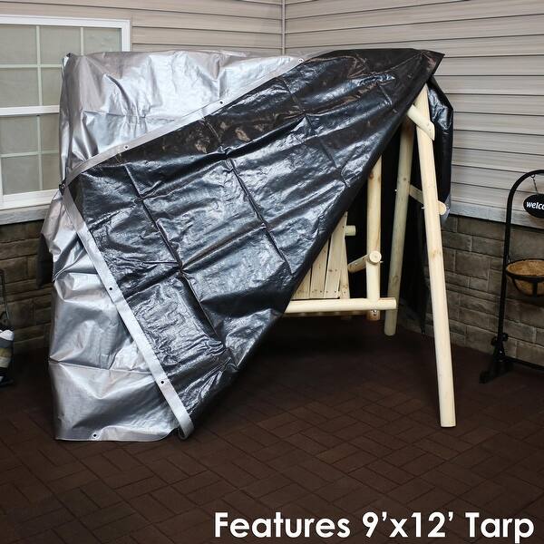 Shop Sunnydaze 12 X 20 Heavy Duty Multi Purpose Waterproof Gray
