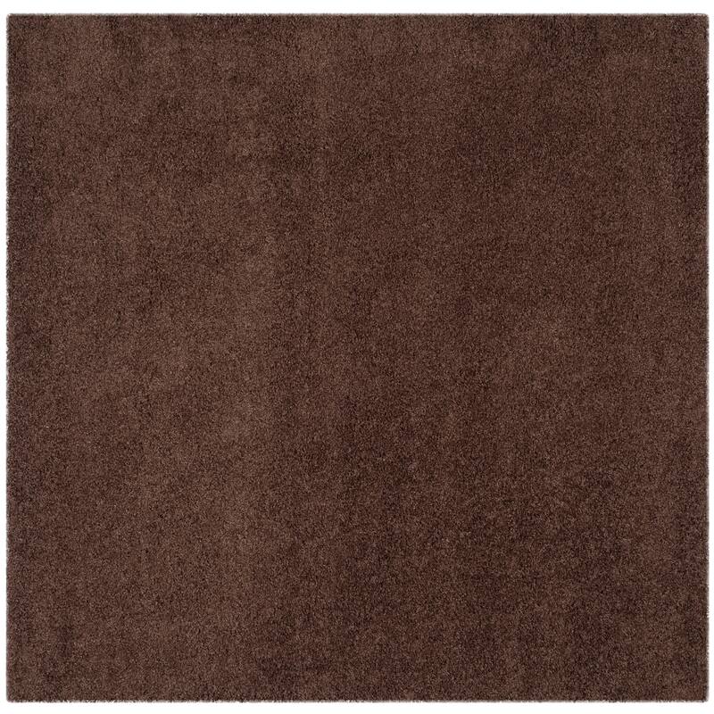 SAFAVIEH Laguna Shag Verdiana Solid Color 2-inch Thick Rug.