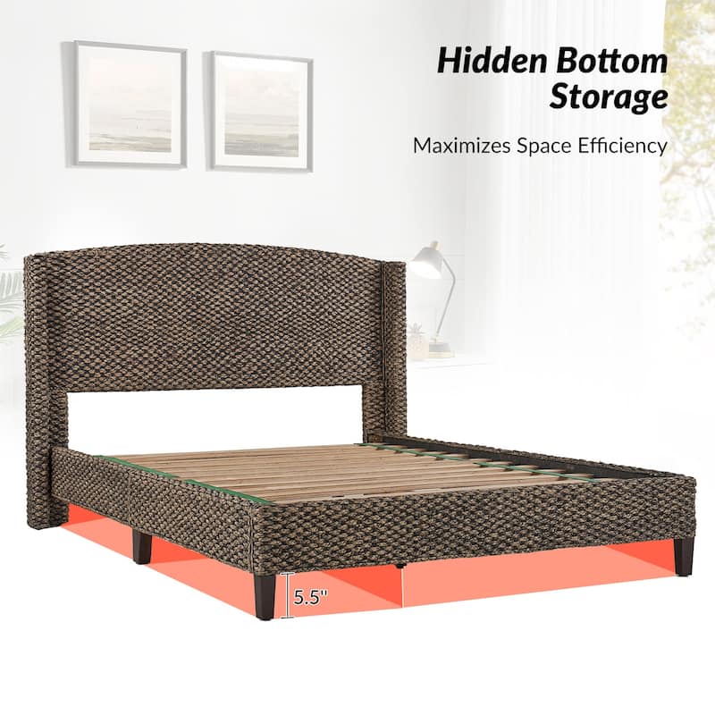 Ludwig Traditional Standard Bed with Wingback Design by HULALA HOME