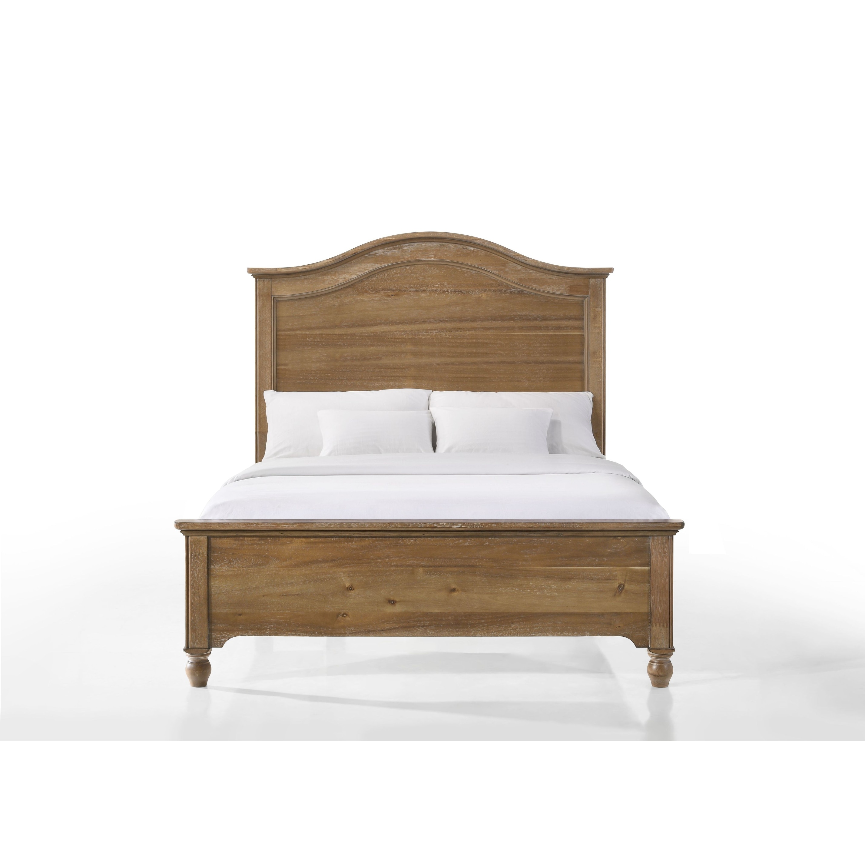 Highland Farmhouse Wood Complete Full Bed, Sand Dune Brown