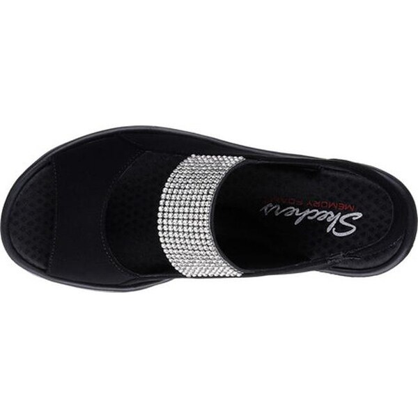 Skechers cali rumblers sparkle on wedge sandal best sale