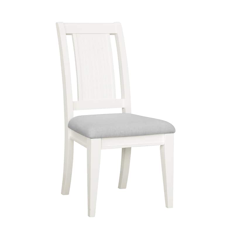 Savannah Desk Chair - White Finish - 22.2"W x 39"H x 19.5"D
