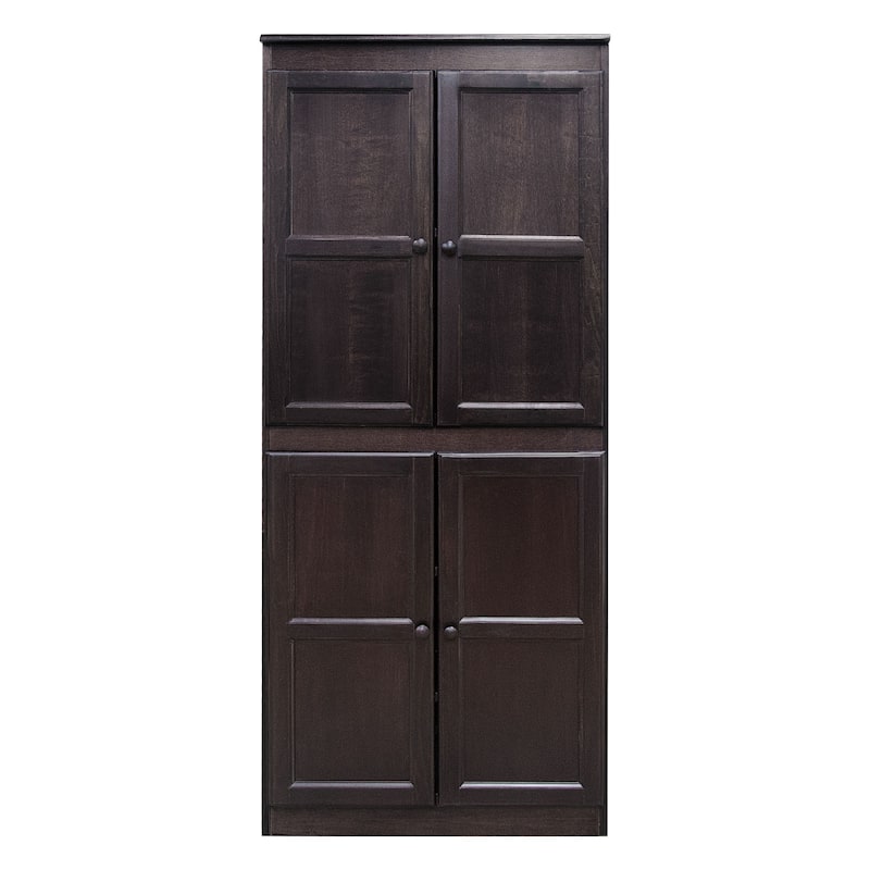 Concepts in Wood Storage Cabinet, 72 inch with 5 Shelves