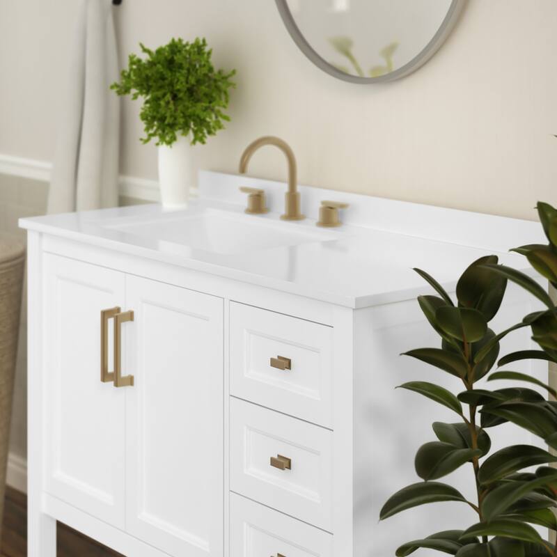 James Allan FFIR85187 42" Free Standing Single Basin Vanity Set with
