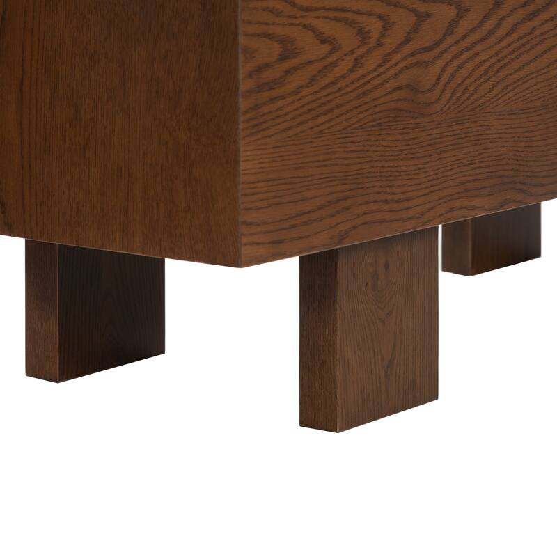 SAFAVIEH Couture Sherianya Wood Storage Bench - 50"W x 18"D x 18"H