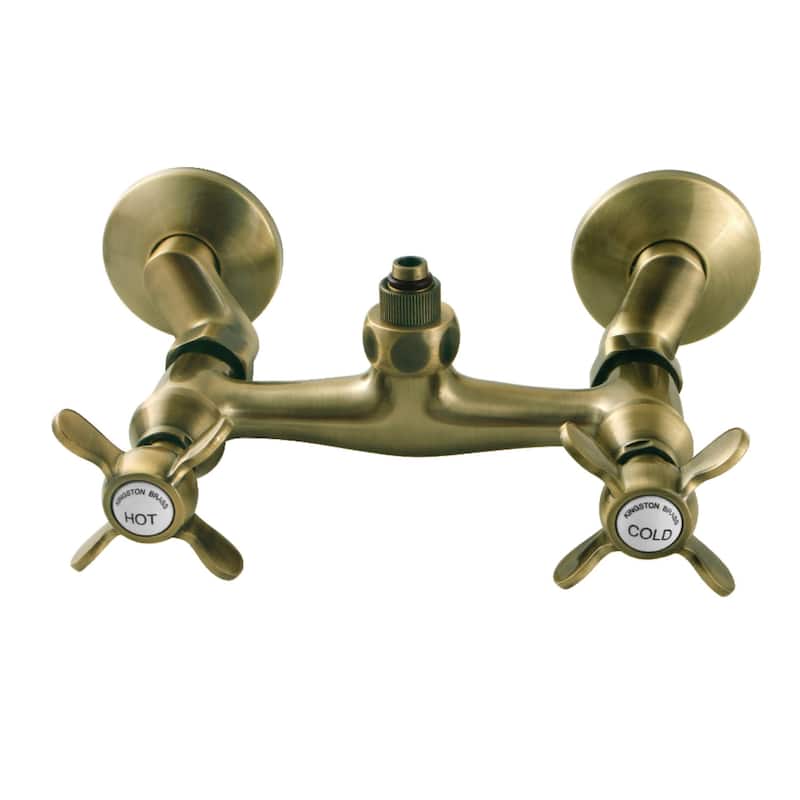 Kingston Brass CC213.BEX Essex Wall Mounted Tub Filler - Antique Brass