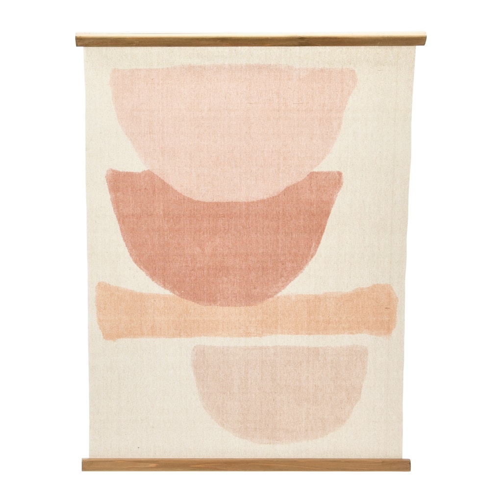 Boho Wood Scroll Wall Decor