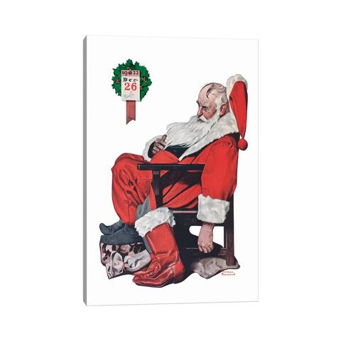 iCanvas "The Day after Christmas" by Norman Rockwell Canvas Print