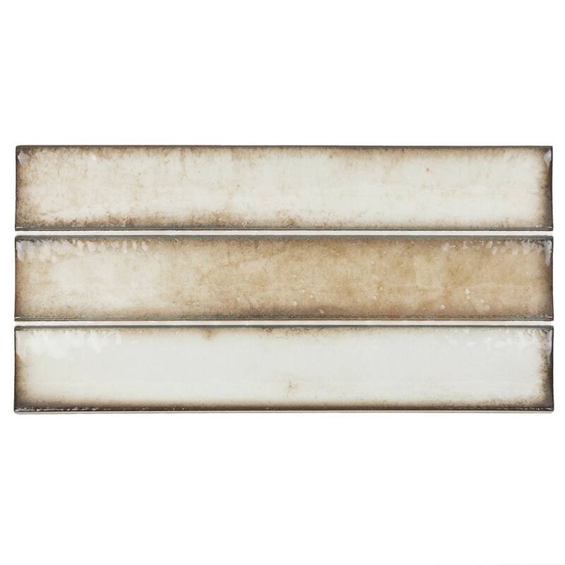 The Tile Life Sakura Fluted 4.5x9 Porcelain Wall Tile - Case of 24 (6.86 Sq. ft.) - Beige