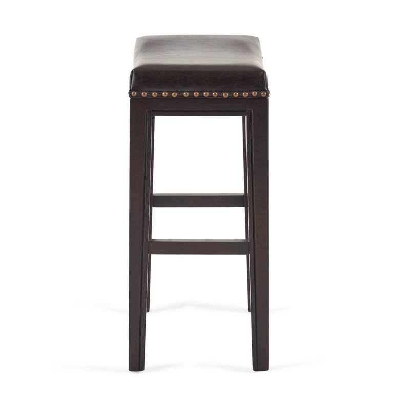 Avondale Contemporary Studded Counter Stool (Set of 2) by Christopher Knight Home