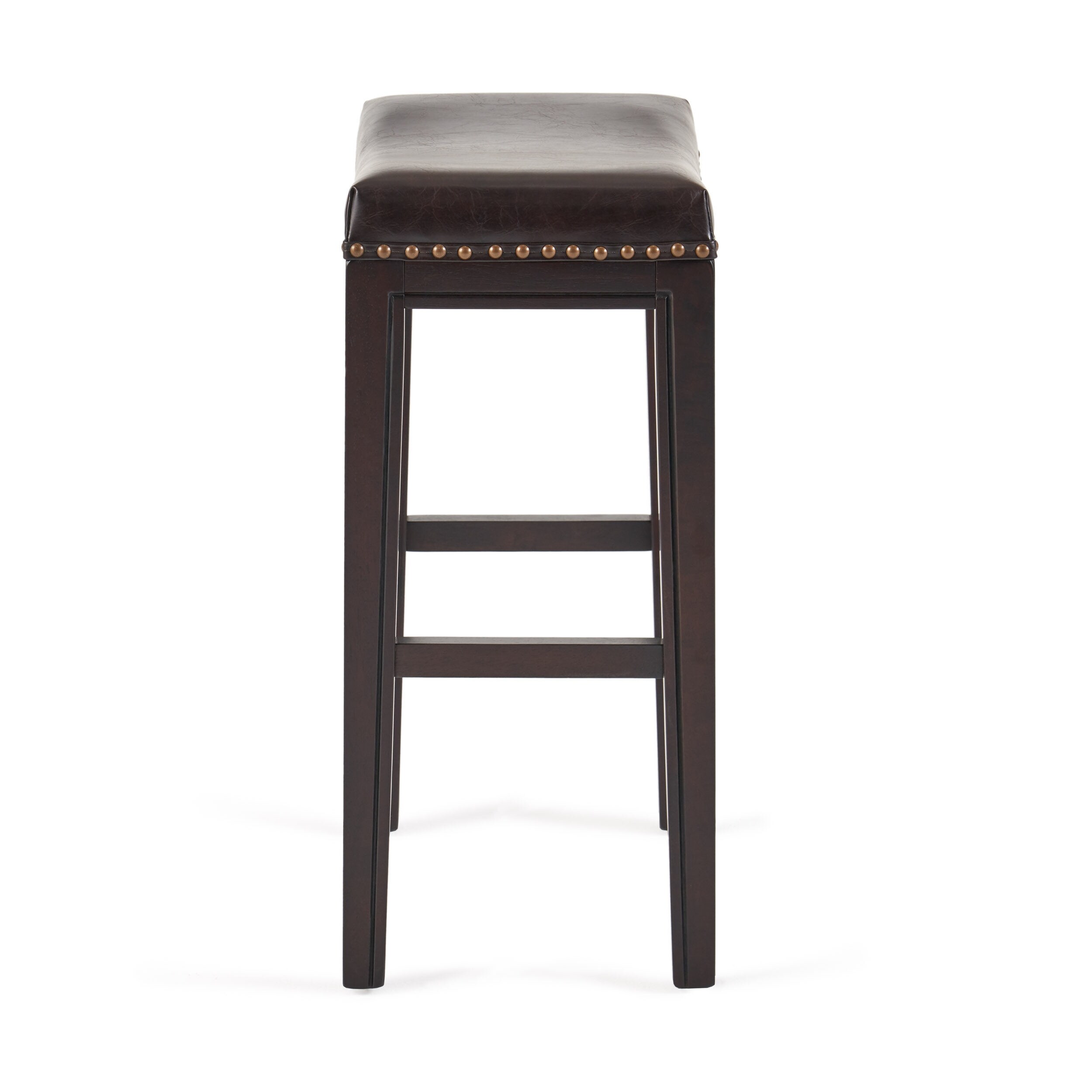Studded counter shop height bar stools