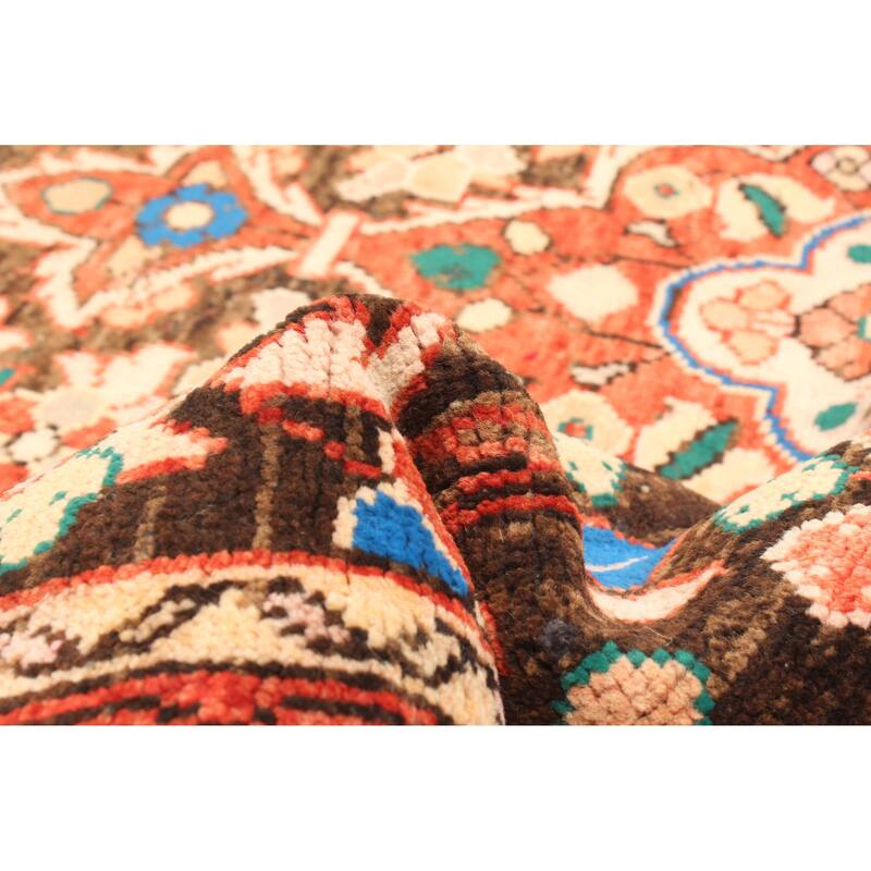 ECARPETGALLERY Hand-knotted Andelz Dark Brown Wool Rug - 4'0 x 6'6