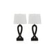 preview thumbnail 7 of 8, Signature Design by Ashley Markellton Black Table Lamp (Set of 2) - 14"W x 9"D x 29"H