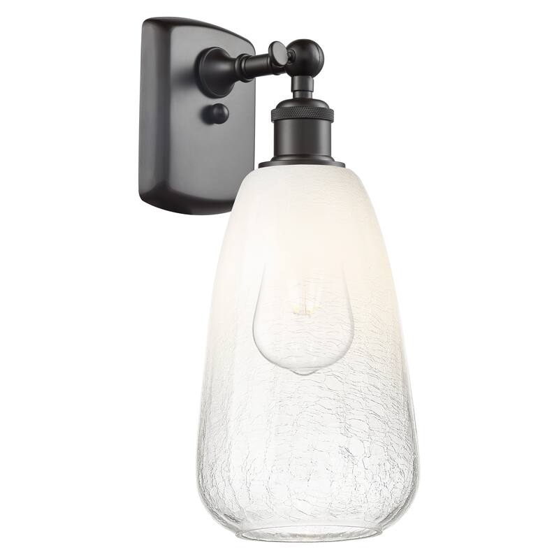 Innovations Lighting Endless Possibilities Ballston - Brookhaven Almond - 1 Light 6" Sconce - Oil Rubbed Bronze/Opal