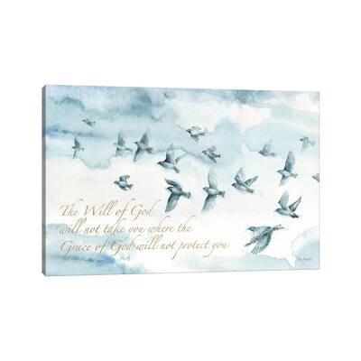 iCanvas "Indigold XIII With Script" by Lisa Audit Canvas Print