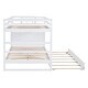 preview thumbnail 23 of 43, Full Over Full Bunk Bed with Trundle and Staircase - Durable Frame for Kids and Teens