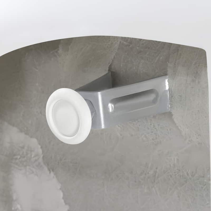 OVE Decors Ayago 59 in. Seamless White Acrylic Freestanding Oval Bathtub