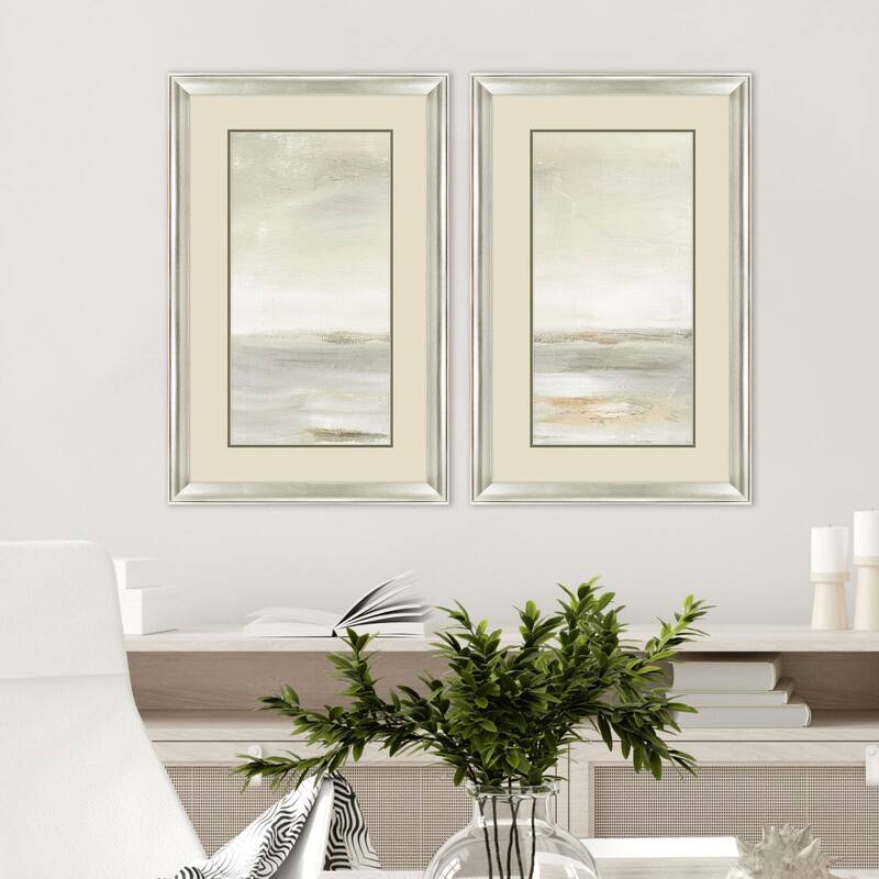 Paragon Secluded Ocean Framed Art - Set of 2 - 2-piece Set