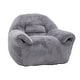 preview thumbnail 43 of 44, Comfy Bean Bag Sofa With Back Support, Faux Fur Bean Bag Chair For Adults And Kids