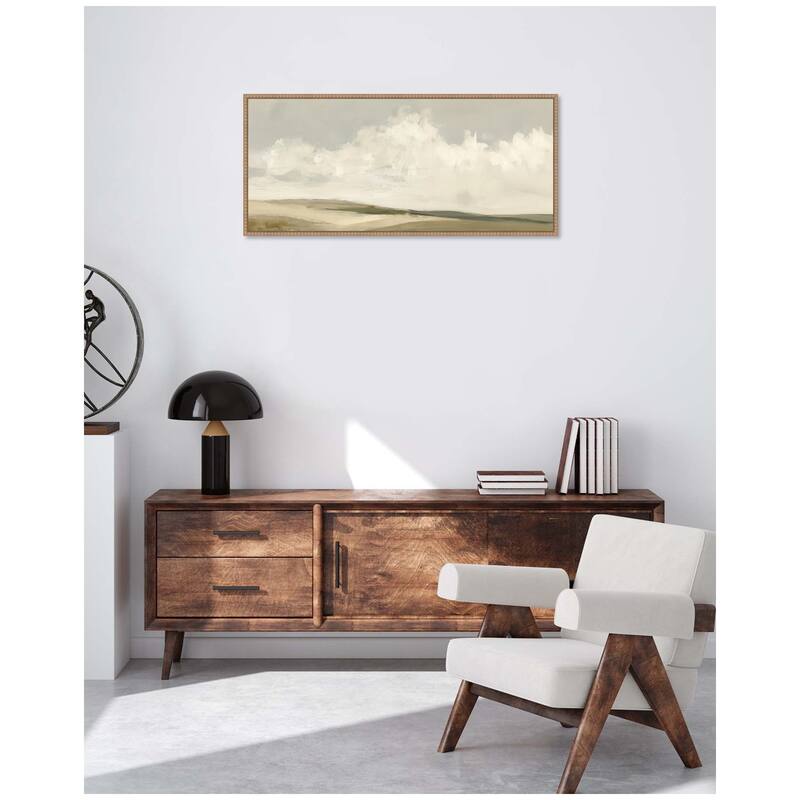 Kate and Laurel Whispering Meadows I Panel by Amy Lighthall Framed Canvas Wall Art Print