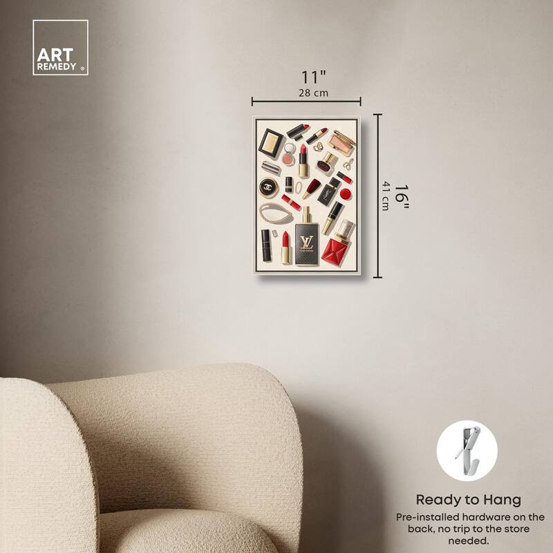 Luxury Makeup Collection Canvas by Art Remedy