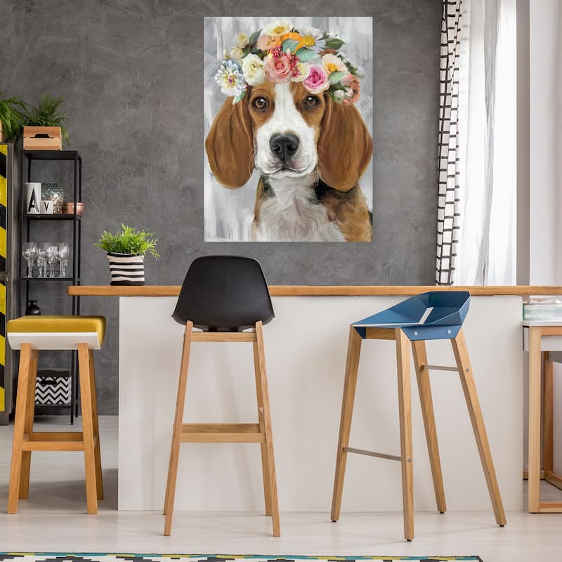 Flower Power IX By Studio Arts Canvas Art Print