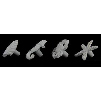 Shop Coastal Sea Life 4 Piece Cast Iron Drawer Pull Or Cabinet
