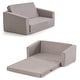 preview thumbnail 11 of 9, Honeyjoy 2-in-1 Toddler Fold out Couch Children’s Convertible Sofa to - See Details