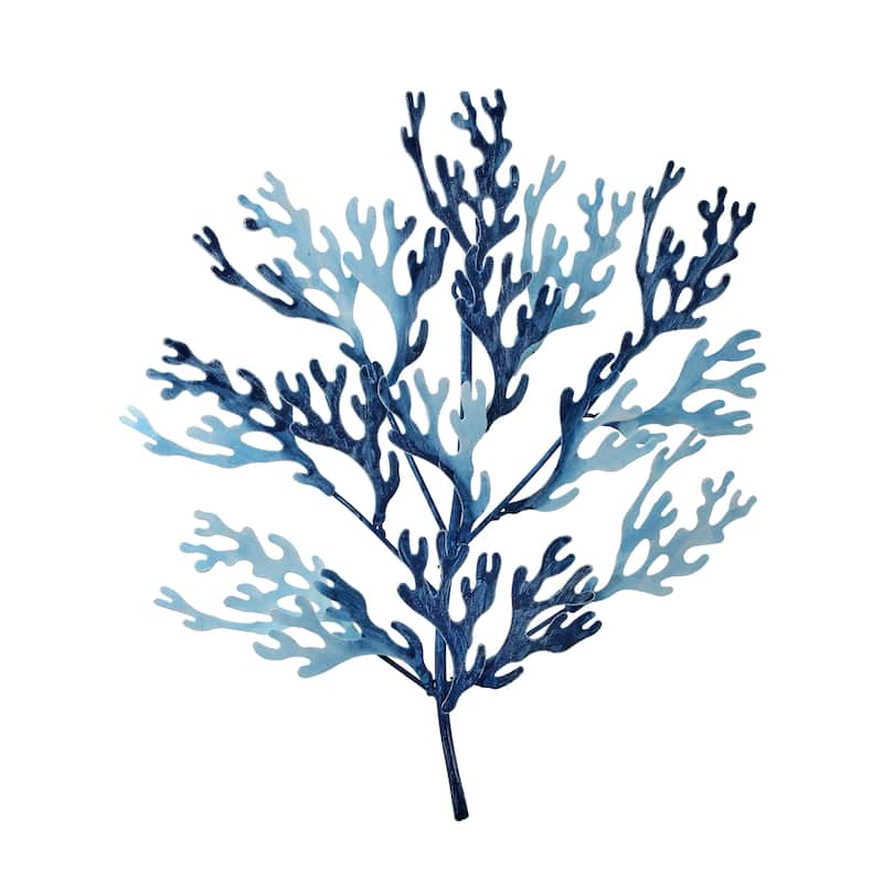 Metal Fan Coral Wall Décor 21x23.5"