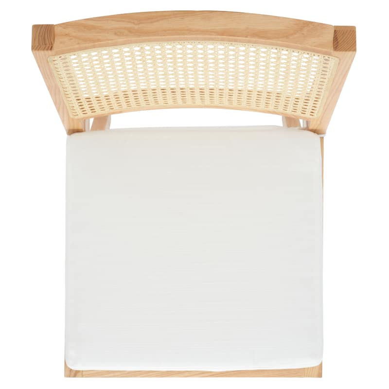 SAFAVIEH Couture Meine Rattan 22-inch Counter Stool - 18 In. W x 23 In. D x 38 In. H - 18Wx23Dx38H