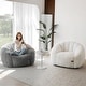 preview thumbnail 28 of 55, Giant Bean Bag Chair,Shell-Shaped Oversized Bean Bag Chair with Fille