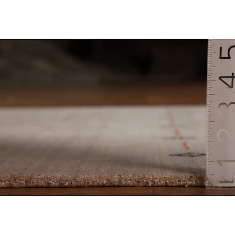 Tribal Gabbeh Indian Foyer Rug Handmade Silk Carpet - 3'0"x 5'0"