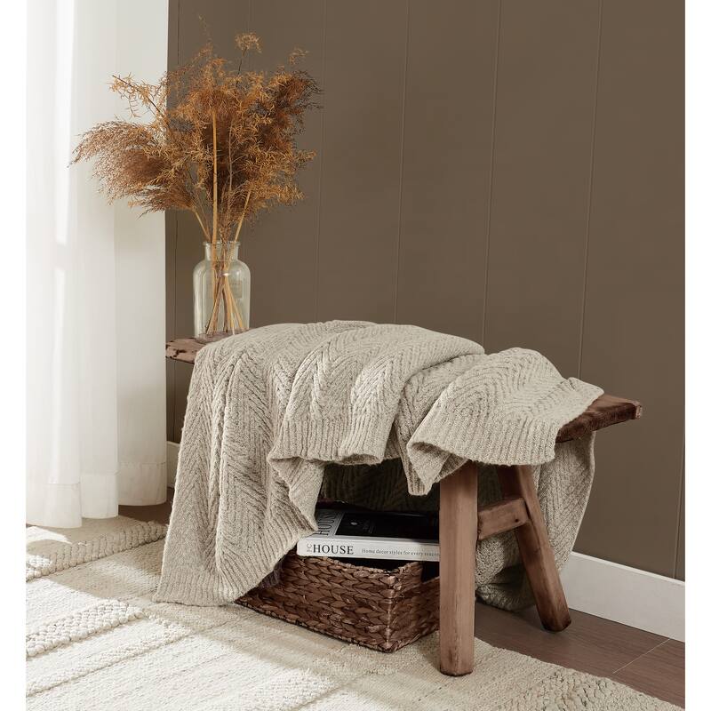 Frye Chevron Textured 50x70 Throw