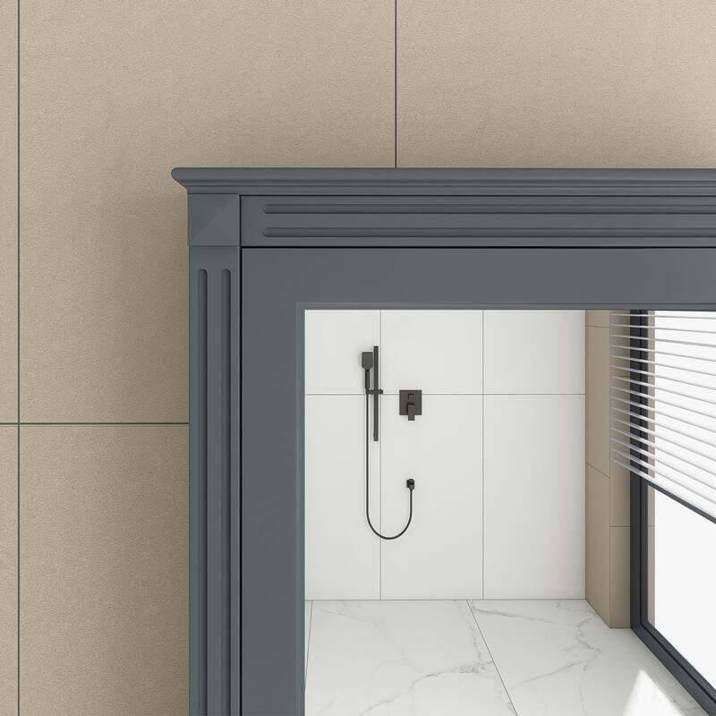 24'' x 27'' Wall Mounted Medicine Cabinet with Height Adjustable Shelf