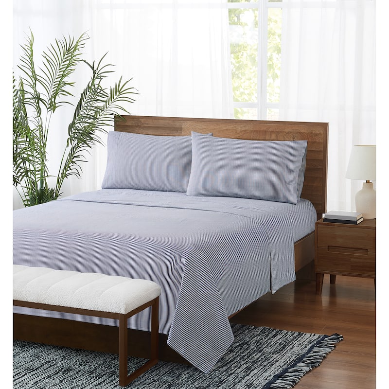 Brooklyn Loom Pinstripe Sheet Set