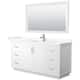 Option White / Giotto Quartz Top / Brushed Nickel