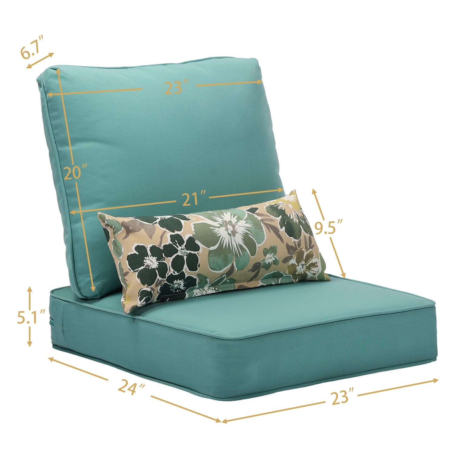 Outdoor cushions 22 x 22 on sale