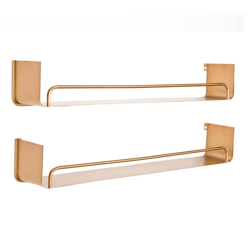 Carson Carrington Lacktorp Modern Wall Shelf (Set of 2)