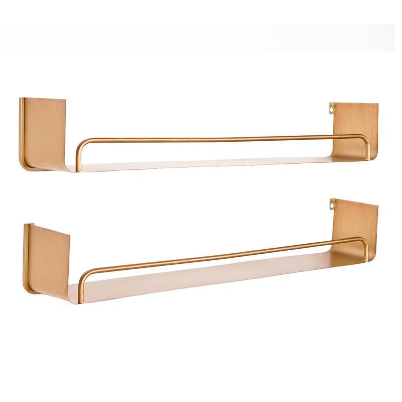 Carson Carrington Lacktorp Modern Wall Shelf (Set of 2)
