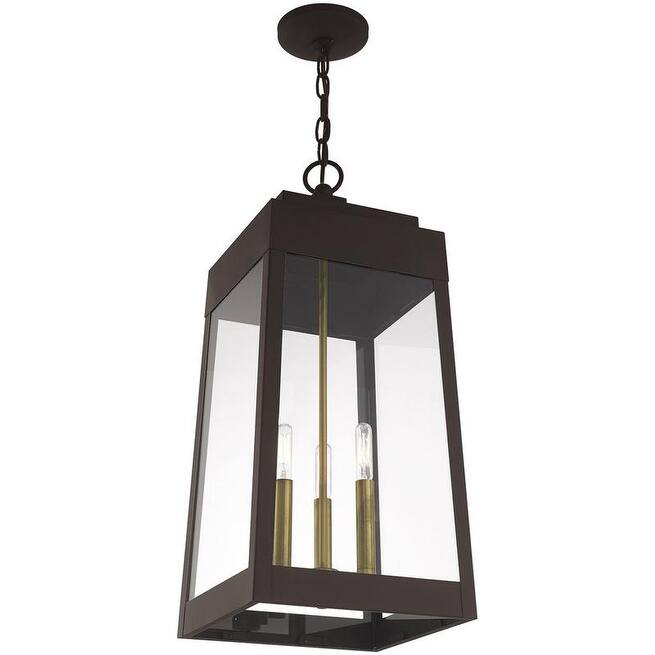 Livex Lighting 3-Light Outdoor Pendant Lantern, 20860