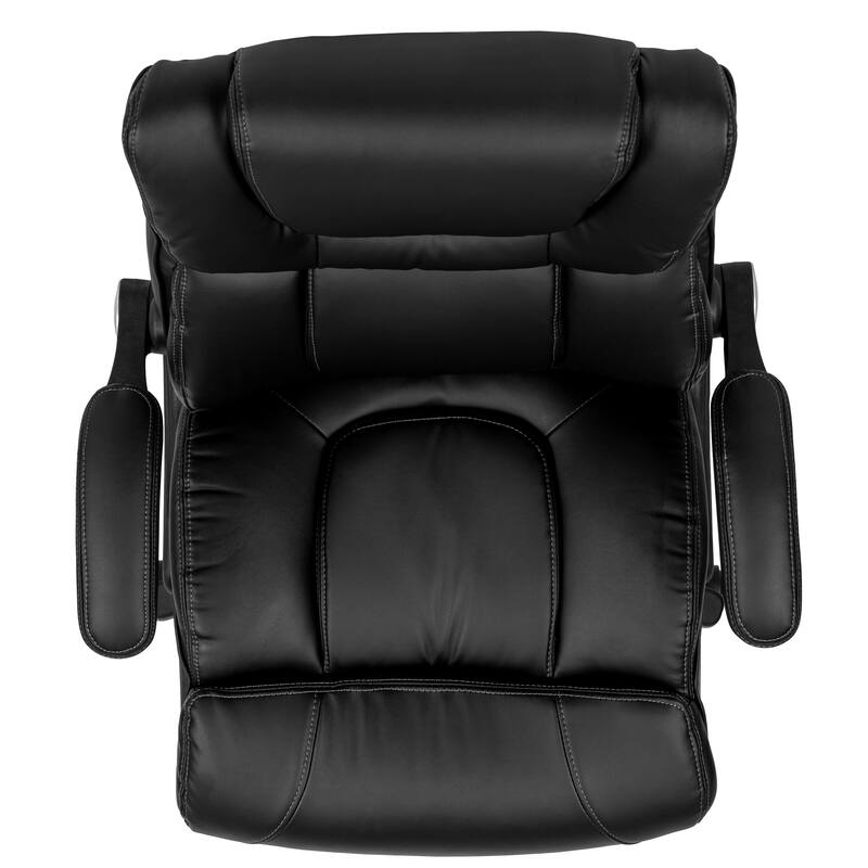 High Back LeatherSoft Executive Swivel Chair with Double Layered Headrest