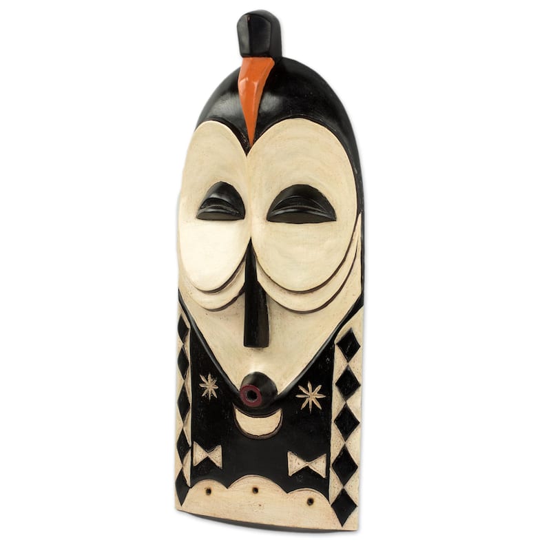 Novica Handmade Yaka Rites African Wood Mask