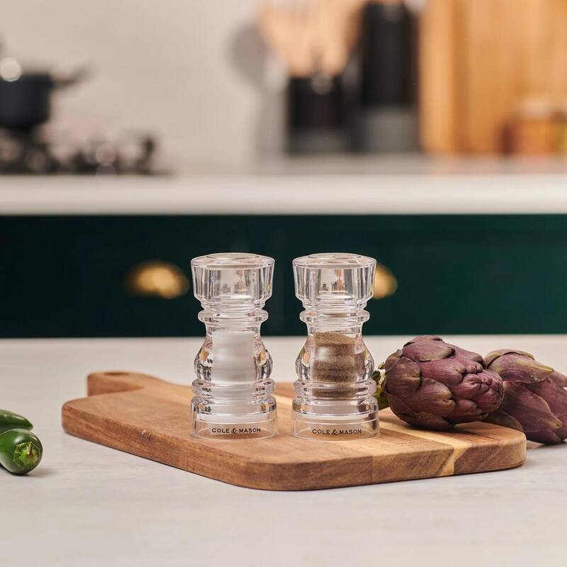 Cole & Mason London Salt & Pepper Shakers Gift Set 5.1"