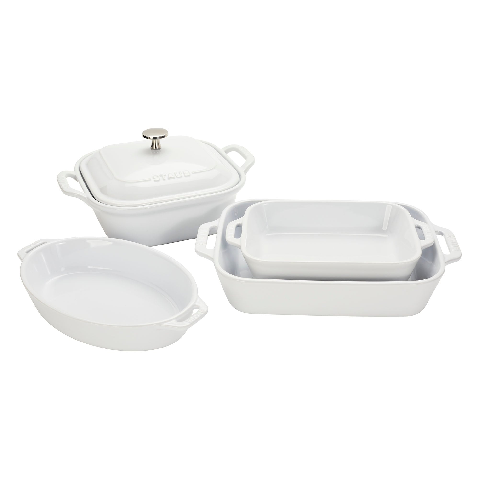 Staub Ceramic Stoneware 5-pc Mixed Baking Dish Set - 5