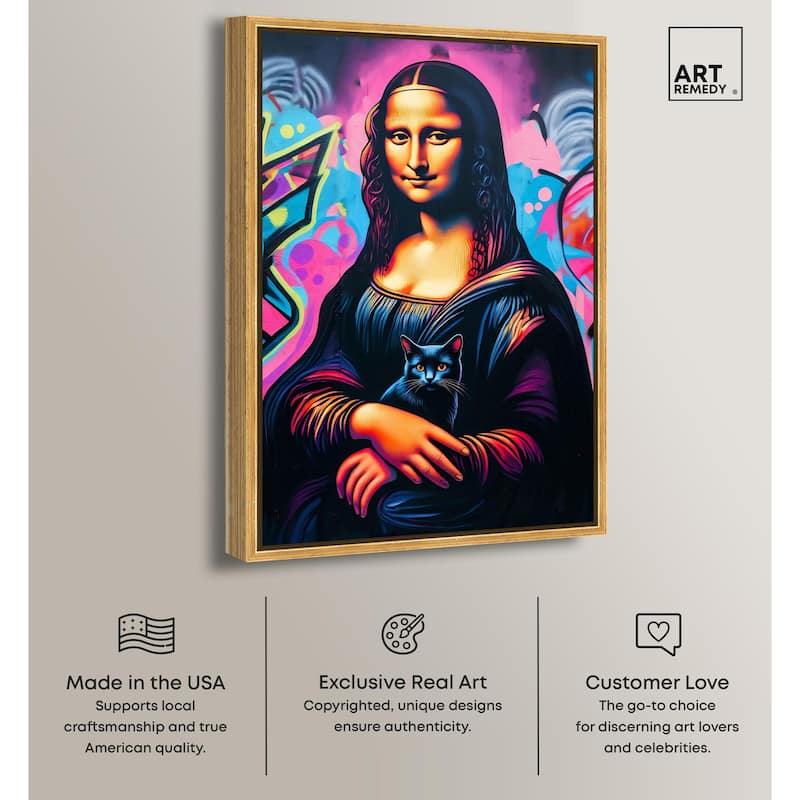 Lisa's Little Secret II Canvas by Art Remedy